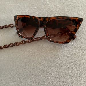Brown Sunglasses (chain not included)